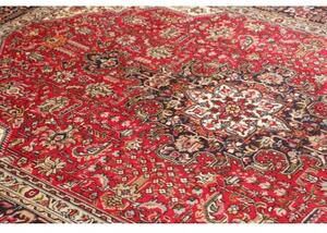Tappeto Tabriz Stilizzato Rosso Blu Scuro 198x300 Cm