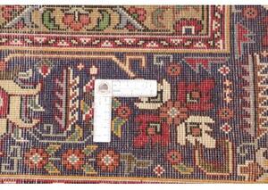 Tappeto Tabriz Stilizzato Rosso Blu Scuro 202x290 Cm