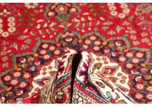 Tappeto Tabriz Medaglione Floreale Rosso Blu Scuro 230x330 Cm