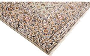 Tappeto Kashan Floreale Verde Salvia Avorio 303x410 Cm