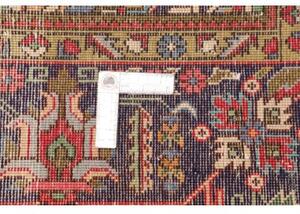 Tappeto Tabriz Stilizzato Rosso Blu Scuro 202x300 Cm