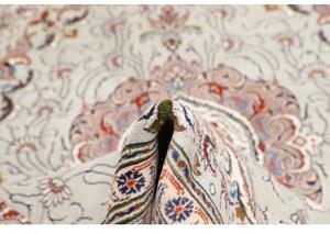 Tappeto Moud Medaglione Floreale Verde Chiarissimo Marrone Ruggine 202x308 Cm