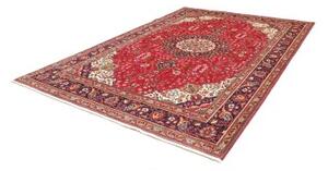 Tappeto Tabriz Medaglione Floreale Rosso Blu Scuro 230x330 Cm
