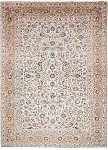 Tappeto Kashan Floreale Avorio Beige 277x380 Cm