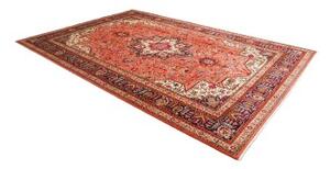 Tappeto Tabriz Stilizzato Rosso Ruggine Blu Scuro 237x348 Cm