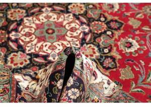 Tappeto Tabriz Medaglione Floreale Rosso Blu Scuro 254x365 Cm