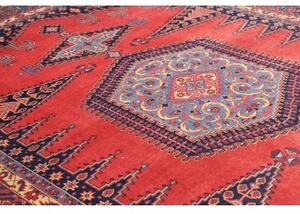 Tappeto Wiss Stilizzato Rosso Blu Scuro 280x380 Cm