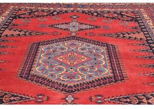 Tappeto Wiss Stilizzato Rosso Blu Scuro 280x380 Cm