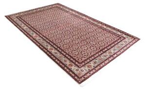 Tappeto Moud Stilizzato Rosso Scuro Avorio 153x245 Cm
