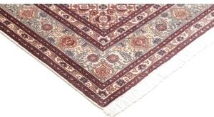 Tappeto Moud Stilizzato Rosso Scuro Avorio 153x245 Cm