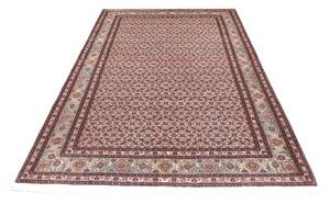Tappeto Moud Stilizzato Rosso Scuro Avorio 153x245 Cm
