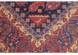 Tappeto Wiss Stilizzato Rosso Blu Scuro 280x380 Cm