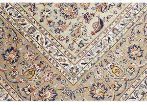 Tappeto Kashan Floreale Avorio Beige 277x380 Cm