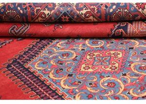 Tappeto Wiss Stilizzato Rosso Blu Scuro 280x380 Cm