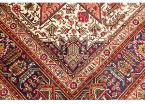 Tappeto Tabriz Stilizzato Rosso Ruggine Blu Scuro 237x348 Cm
