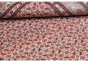 Tappeto Moud Stilizzato Rosso Scuro Avorio 153x245 Cm