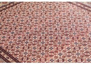 Tappeto Moud Stilizzato Rosso Scuro Avorio 153x245 Cm