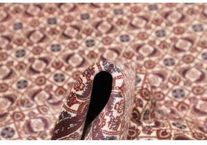 Tappeto Moud Stilizzato Rosso Scuro Avorio 153x245 Cm
