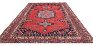 Tappeto Wiss Stilizzato Rosso Blu Scuro 280x380 Cm