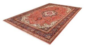 Tappeto Tabriz Stilizzato Rosso Ruggine Blu Scuro 237x348 Cm