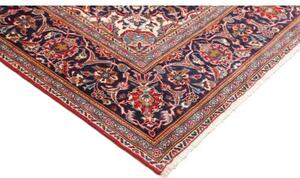 Tappeto Ardakan Medaglione Floreale Rosso Blu Scuro 195x317 Cm