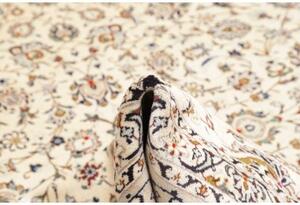 Tappeto Kashan Floreale Avorio Blu 250x353 Cm