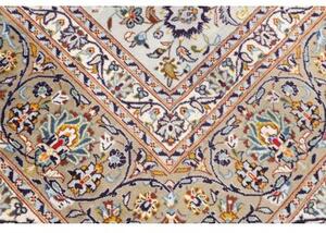 Tappeto Kashan Floreale Avorio Blu Indaco 300x428 Cm