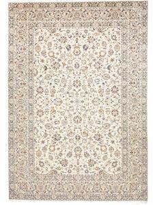Tappeto Kashan Floreale Avorio Blu 250x353 Cm