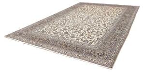 Tappeto Kashan Floreale Avorio Blu 273x378 Cm