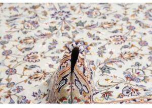 Tappeto Kashan Floreale Avorio Blu Indaco 300x428 Cm