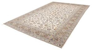 Tappeto Kashan Floreale Avorio Blu Notte 238x343 Cm