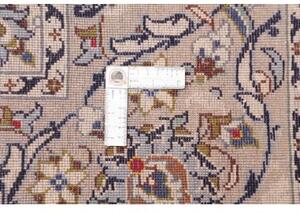 Tappeto Kashan Floreale Avorio Blu 250x353 Cm