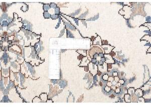 Tappeto Nain Kashmar Floreale Blu Scuro Avorio 250x337 Cm