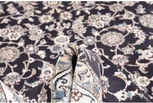 Tappeto Nain Kashmar Floreale Blu Scuro Avorio 250x337 Cm