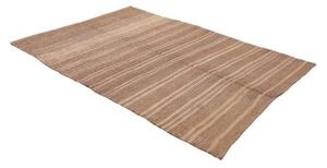 Tappeto Kilim Vintage Geometrico Marrone Beige 160x243 Cm