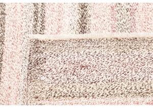 Tappeto Kilim Vintage Geometrico Avorio Tortora 117x165 Cm