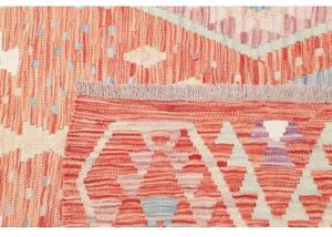 Tappeto Kilim Geometrico Ruggine Beige 175x250 Cm
