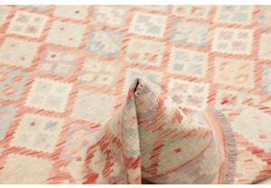 Tappeto Kilim Geometrico Terracotta Beige 183x246 Cm