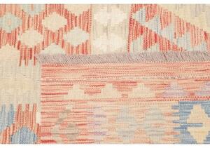 Tappeto Kilim Geometrico Rosa Antico Avorio 171x250 Cm