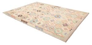 Tappeto Kilim Geometrico Avorio Beige 216x288 Cm