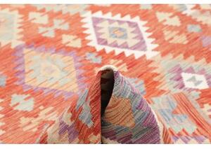 Tappeto Kilim Geometrico Ruggine Beige 209x290 Cm