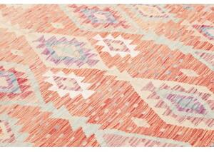 Tappeto Kilim Geometrico Ruggine Beige 175x250 Cm