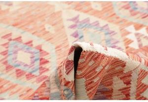 Tappeto Kilim Geometrico Ruggine Beige 175x250 Cm