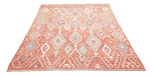 Tappeto Kilim Geometrico Ruggine Beige 175x250 Cm