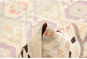 Tappeto Kilim Geometrico Avorio Grigio 154x200 Cm