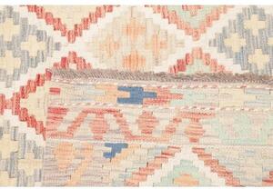 Tappeto Kilim Geometrico Avorio Corallo 150x202 Cm