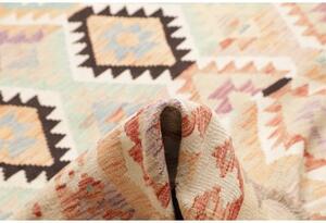 Tappeto Kilim Geometrico Beigio Multicolore 260x348 Cm