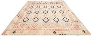 Tappeto Kilim Geometrico Beigio Multicolore 260x348 Cm