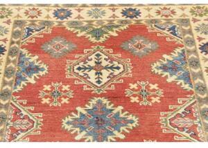 Tappeto Kazak Washed Stilizzato Rosso Mattone Beige 105x147 Cm