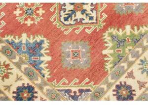 Tappeto Kazak Washed Stilizzato Rosso Mattone Beige 105x147 Cm